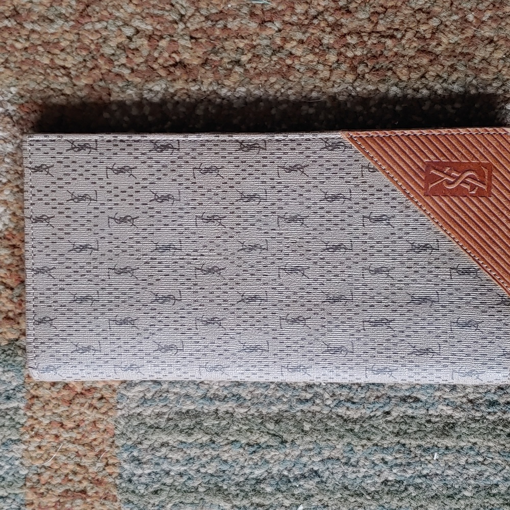 Yves Stain Laurent fold over long wallet